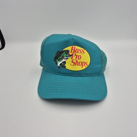 Bass Pro Shop Turquoise Unisex Adjustable Trucker Hat - Picture 1 of 6